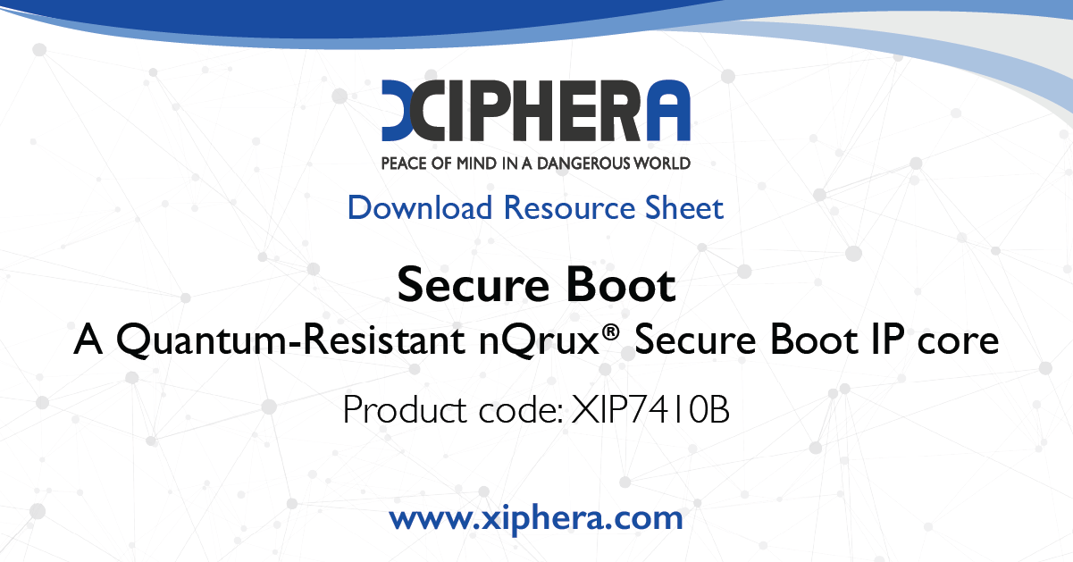 Quantum Secure Boot resource sheet for hardware | Xiphera